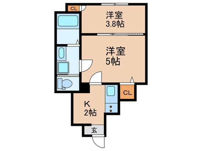 間取り図 ウェルカム弥生町