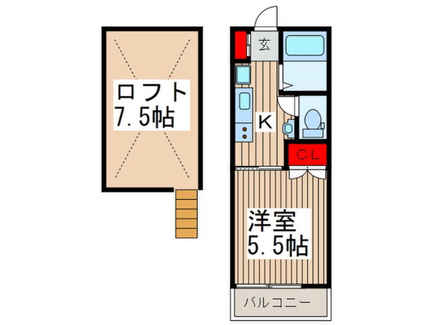 間取図 メゾン・ド・エスポア－ル