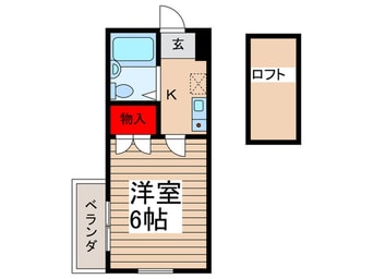間取図 ジュネパレス新松戸第３４