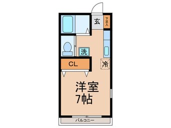 間取図 コーポ・オーガスタ