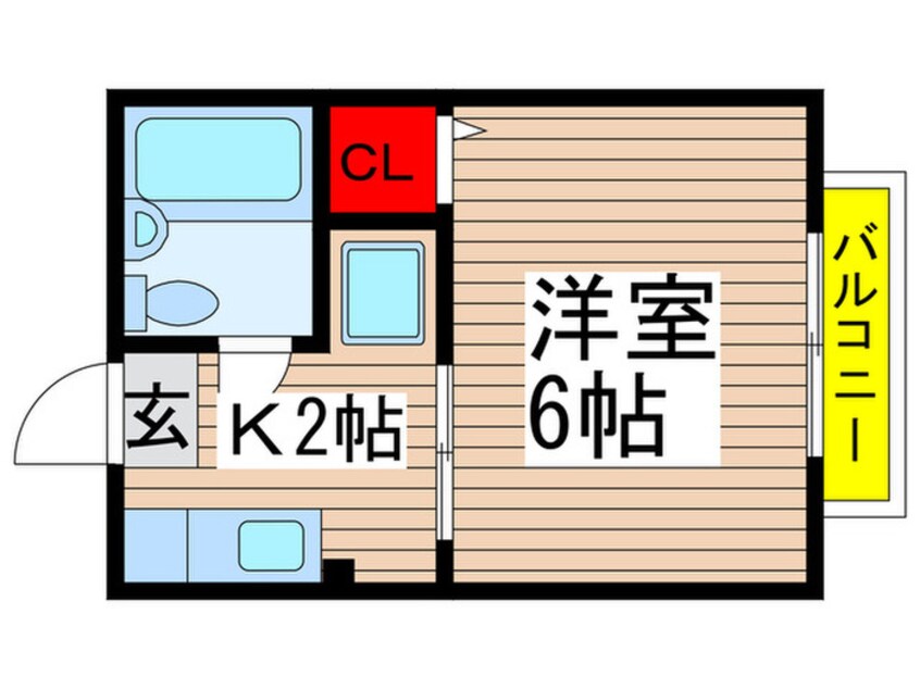 間取図 ドエル習志野