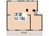 三田橋ポケット 1Rの間取り