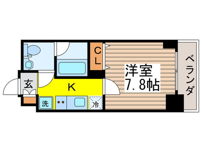 間取り図 プラウドフラット森下Ⅲ