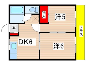 間取図 アフェールＪ森