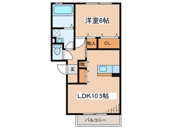 間取図 プリマベ－ラ
