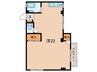 山惣マンション 1Rの間取り