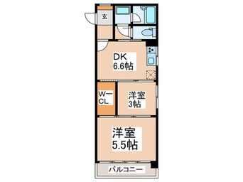 間取図 四谷グリ－ンマンション