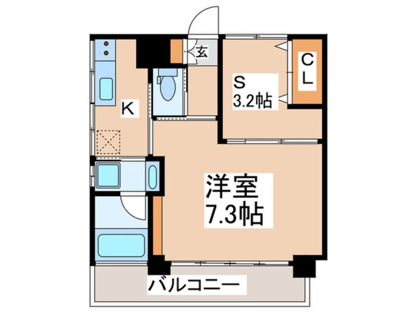 間取図 四谷グリ－ンマンション