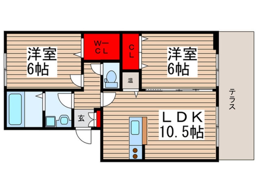 間取図 エ－デルワイス