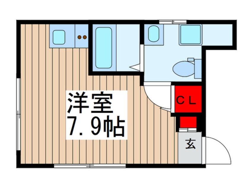 間取図 ルシオ北千住