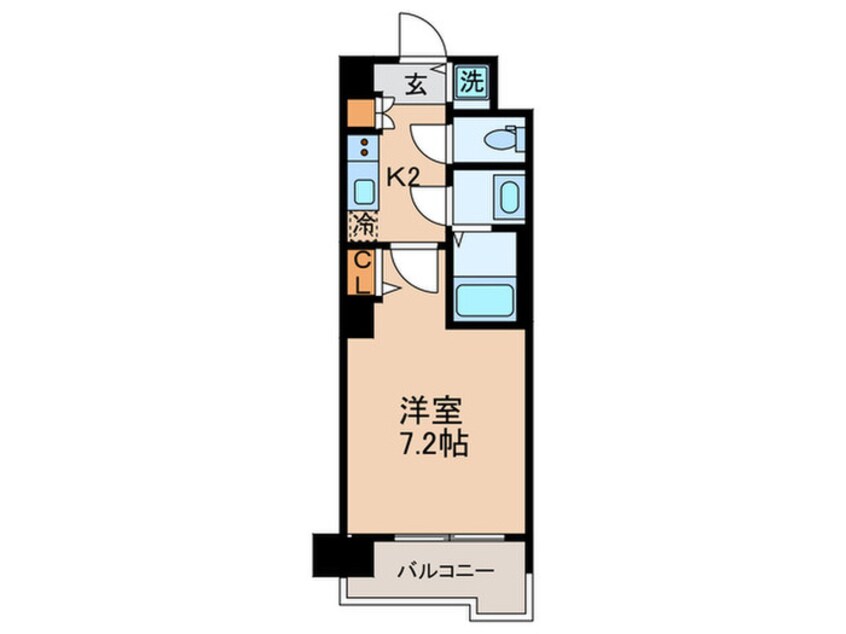 間取図 ドゥーエ蒲田