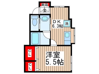 間取図 Park Maison Minamisuna