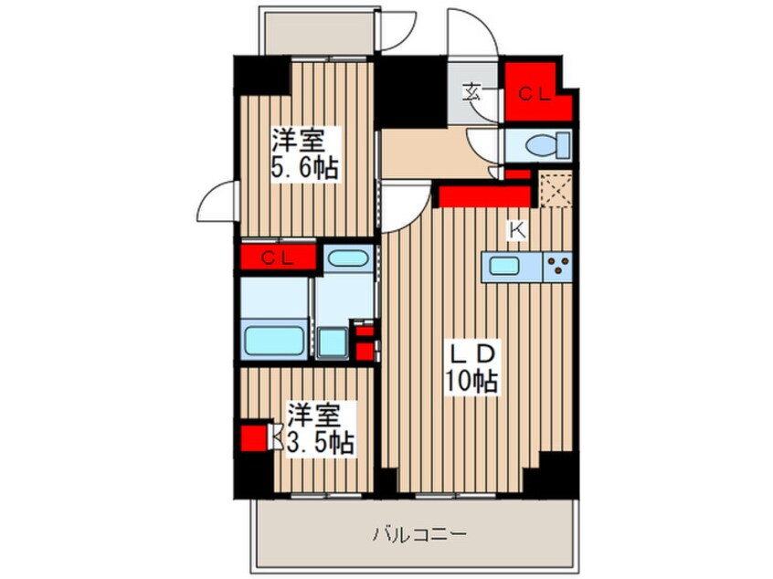 間取図 ミリア・レジデンス浅草橋