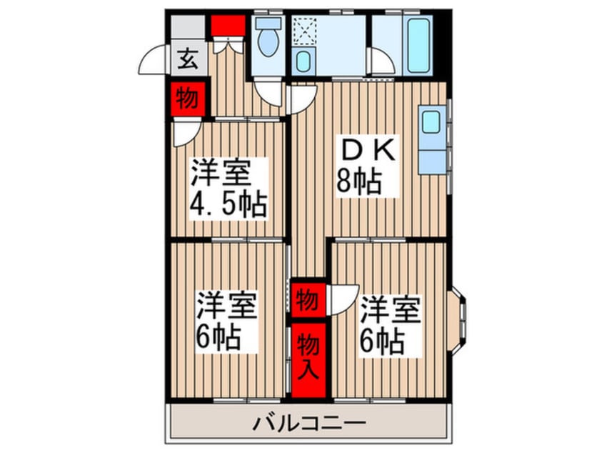 間取図 丸滝マンション