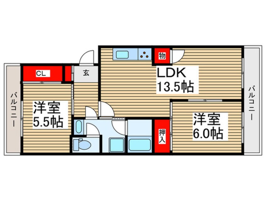 間取図 サンライトハイム