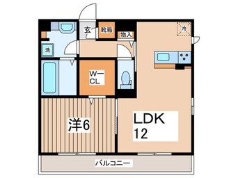 間取図 オークスアレイ相模原中央