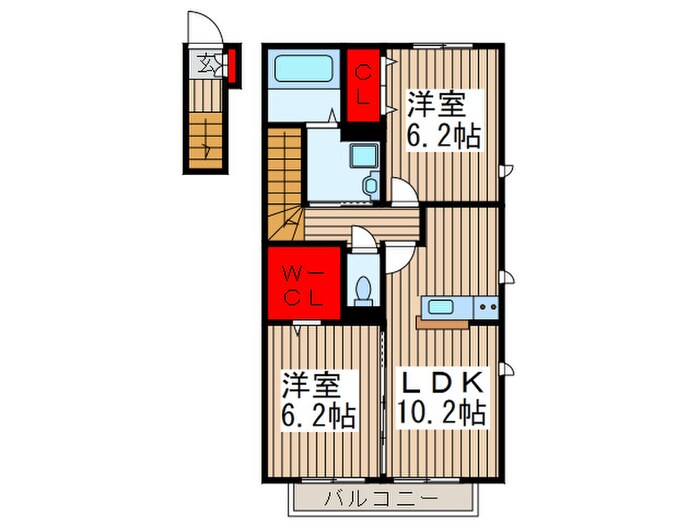 間取り図 ピーノフォーリア弐番館