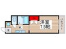 ザ・ネモト 1Kの間取り