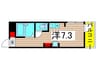 TIZ　CARROT 1Rの間取り