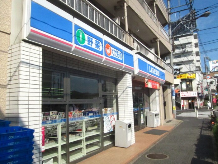 ローソン瀬田店(コンビニ)まで92m ﾌﾟﾚﾐｱﾑｷｭｰﾌﾞ上野毛#mo(503)