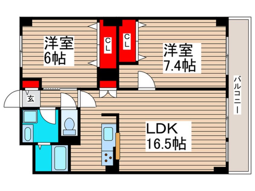 間取図 ヴィエント