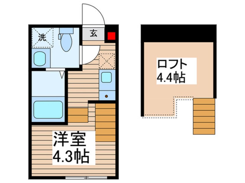 間取図 クレスト小岩