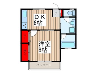 間取図 ヒルトップⅢ
