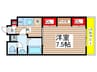 リブリ・ＭＩＭＵ 1Kの間取り