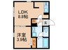 CASA　PIAZZA池袋 1LDKの間取り