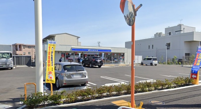 ローソン朝日町店(コンビニ)まで103m 星野キャステル