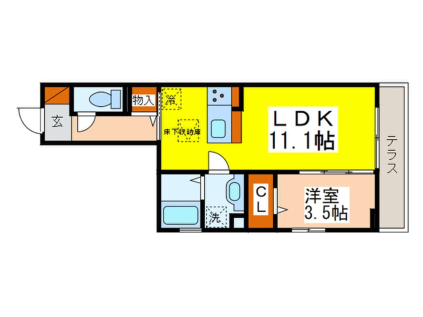 間取図 フォートエムズ