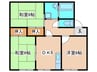 第2吉原ハイツ 3DKの間取り