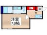 キャメルふじみ野東 1Kの間取り