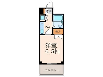 間取図 ﾚｼﾞﾃﾞﾝｻ･ﾌﾟﾘﾏｳﾞｪﾗｧ(504)