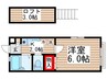 スピア－ジア 1Kの間取り