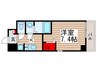 Ａｐａｒｔｍｅｎｔ桜 1Kの間取り