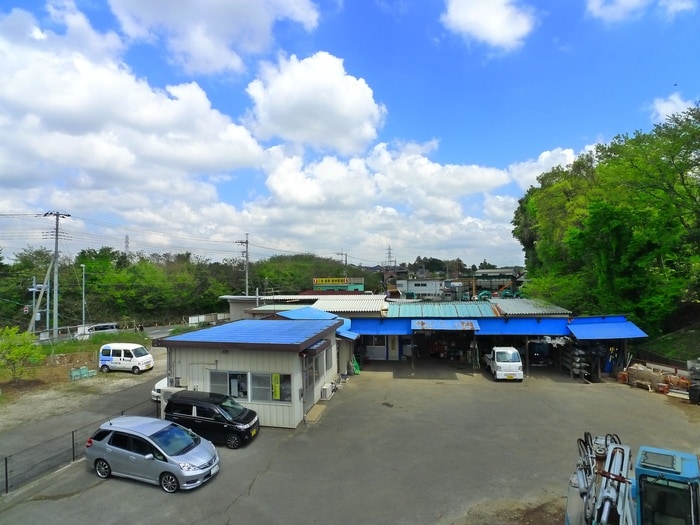 室内からの展望 コ－ポ逆井