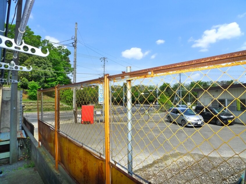 室内からの展望 コ－ポ逆井