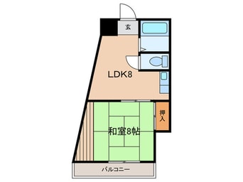 間取図 第三通南ビル