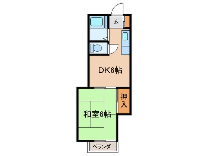 間取り図 第三通南ビル