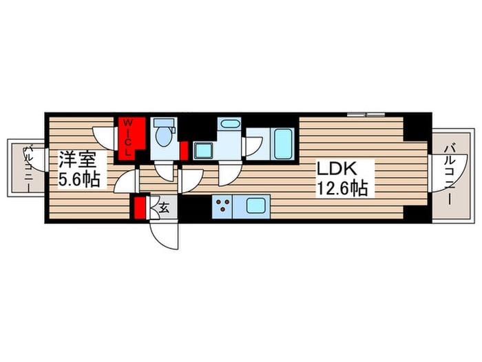 間取り図 S-RESIDENCE押上south