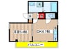 鈴木マンション 1DKの間取り