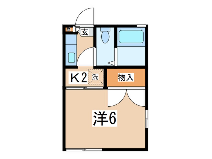 間取図 メゾンソレイユ２