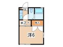 メゾンソレイユ2の間取図