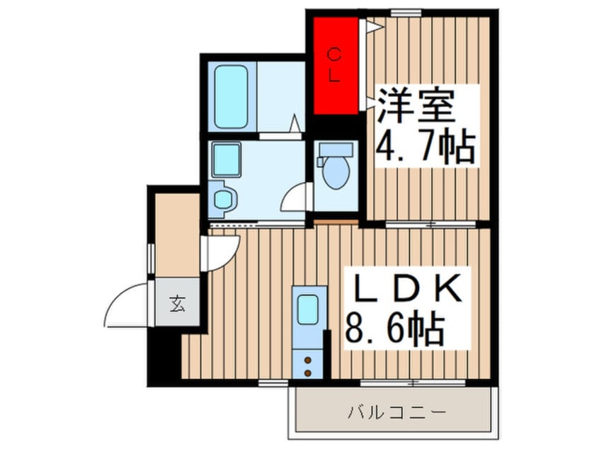 間取図 リバティハイツＭ＆Ｙ