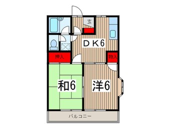間取図 エルムハイツＢ