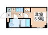 プランドール豊玉中 1Kの間取り