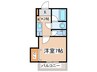 プレジデントうえのだい 1Kの間取り