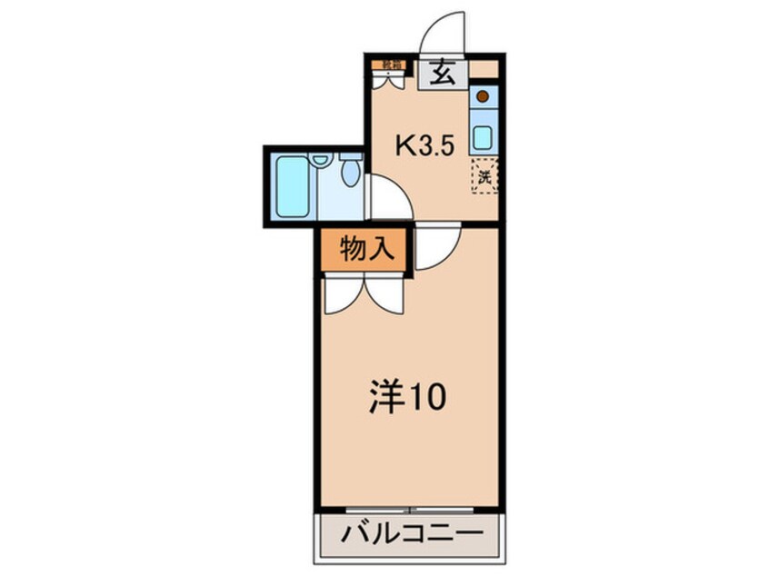 間取図 ジュネス川崎