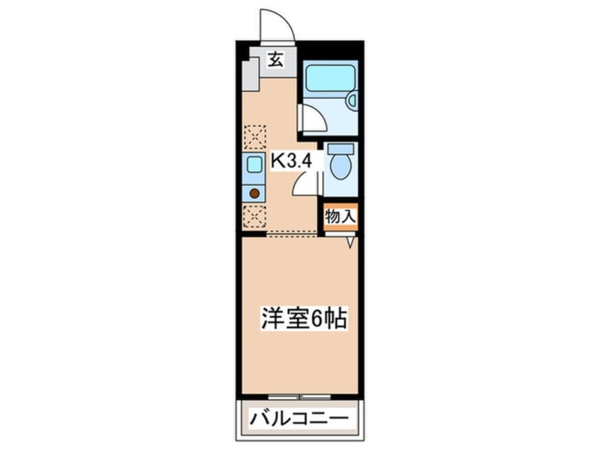間取図 Ｍ．サンライフガ－デン